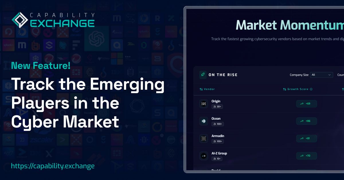Track the Emerging Vendors in the Cyber Market