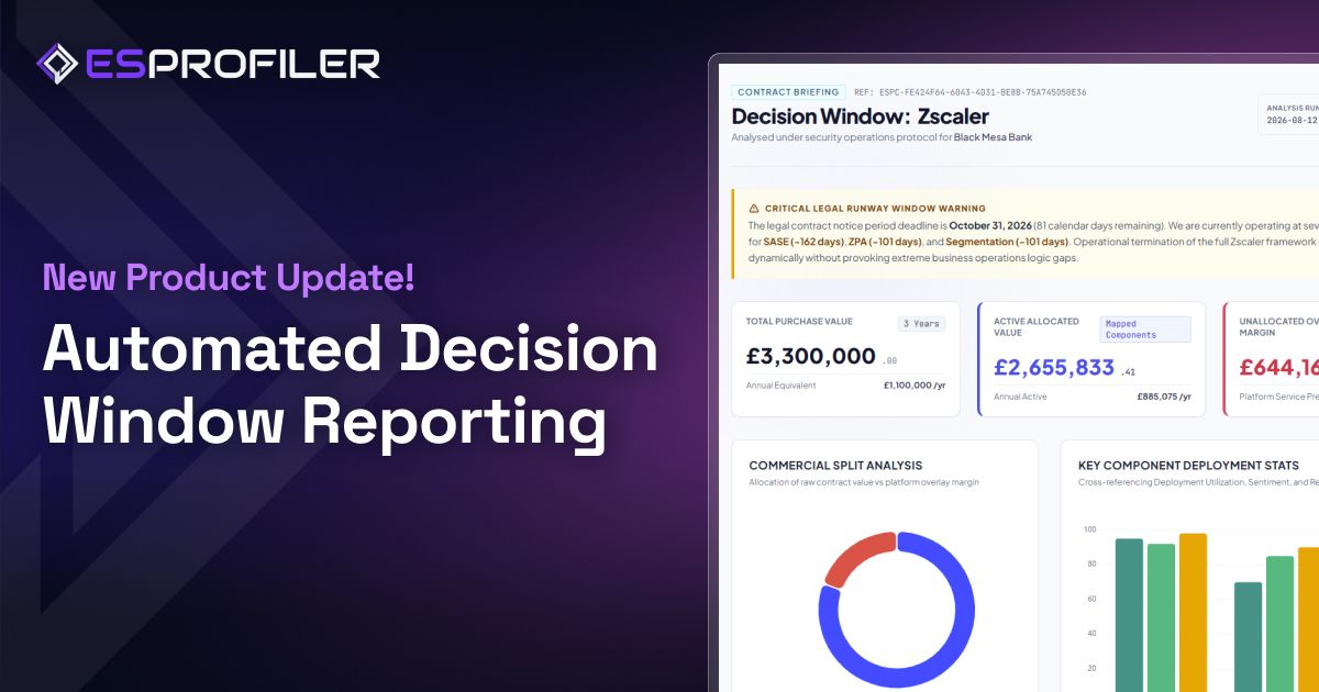Automatic Decision Window Reporting