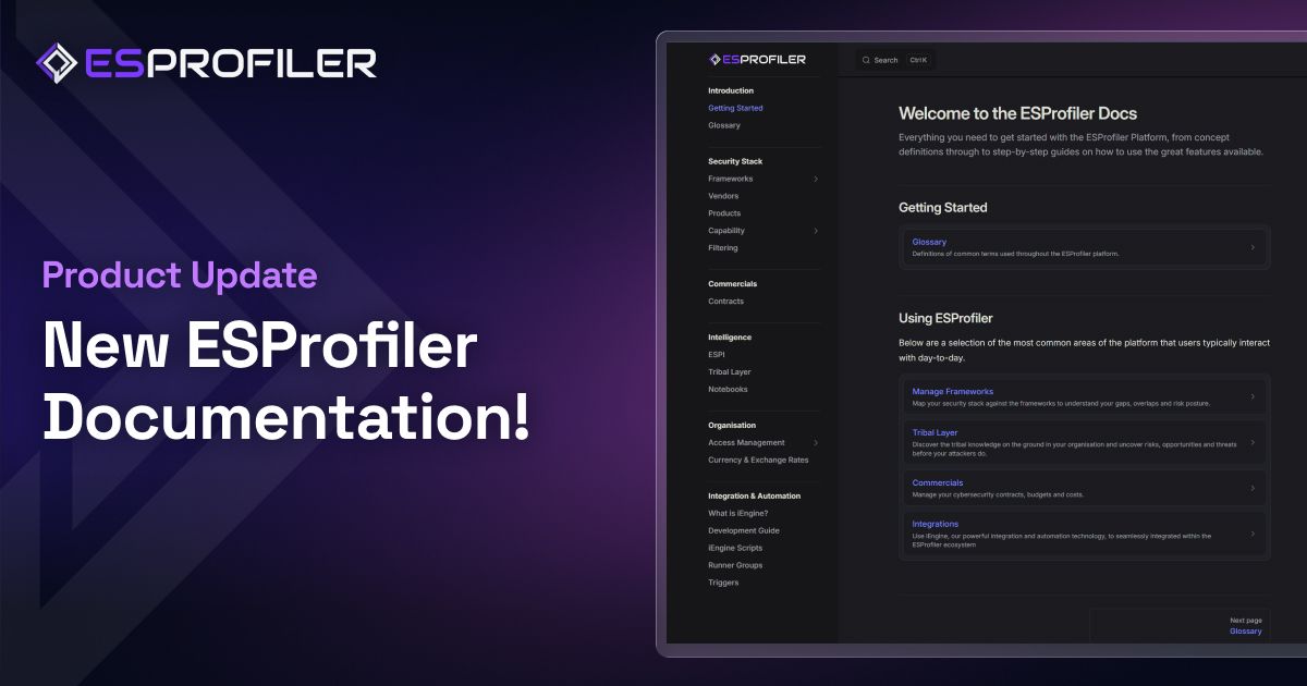 New ESProfiler Documentation